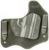 This Homeland Hybrid holster is made of leather and has an adjustable ride height. It fits 1911's.
