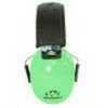 Walker's Dual Color Passive Adult Folding Earmuffs 26 dB Noise Reduction, HI-VIZ Green Md: GWPDCPMHVG