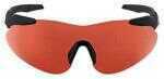 Beretta OCA100020301 Soft Touch Shooting Glasses Black Frame Red Lenses
