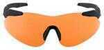 Beretta OCA100020407 Soft Touch Shooting Glasses Black Frame Orange Lenses
