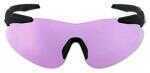 Beretta OCA100020316 Soft Touch Shooting Glasses Black Frame Purple Lenses