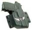 SCCY Holster CPX-1/CPX-2 W/Laser Kydex Black W/White Wing Logo