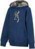 Browning YOUTH'S HOODIE Dress BLUES /MO Country Medium W/Logo
