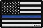 TekMat Armorers Bench Mat 11"X17" Police Support Flag Md: 17-POLICE