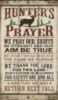 Type/Color: Hunters Prayer Word Collage Size/Finish: 8.5"X14.8" Material: Rustic Wood/Slatted/PLANKED Other FEATURES:: Rustin Wood Sign, Hunters Prayer Word Collage, MDF, Slatted, PLANKED, 8.5"X14.8"