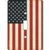 Open Road Brands American Flag Single Switch Plate 3.5"x5"
