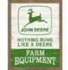 Type/Color: John Deere Wood Wall Decor Size/Finish: 14"X18" Material: Wood Framed Wall Decor Other FEATURES:: Wood Framed Wall Decor, John Deere, 14"X18"