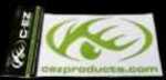 Material: Vinyl Color: White/Lime Straightness Factor +/-:  Weight Tolerance +/-:  Mechanical: N Fixed: N Other FEATURES:: 6" Die Cut Vinyl Decal, Pre Packaged With Header Card Attached, 3-5 Year Rati...