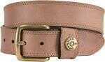 Browning Leather Belt 44" Tan W/Shotshell Head On Loop