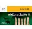 Caliber: 6.5X55 Swedish Mauser Bullet Type: Jacketed Soft Point Bullet Weight In GRAINS: 140 GRAINS Cartridges Per Box: 20 Boxes Per Case: 20 RELOADABLE: Y