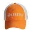Beretta Cap W/Beretta Logo Cotton Mesh Back Orange Md: BC052016600435