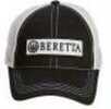 Beretta Cap Trucker W/Patch Cotton Mesh Back Black Md: BC062016600953