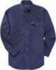 Beretta Shooting Shirt Small Long Sleeve Cotton Blue