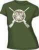 Material: Cotton Color: Military Green Size: WOMENS Medium Short Sleeve: Y Long Sleeve: N No Sleeve: N LADIES: Y