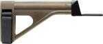 SB Tactical SOB47 Pistol Stabilizing Brace Fits AK Pistols Flat Dark Earth Adjustable Nylon Strap Includes