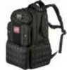G.P.S. Tactical Range Backpack "Tall" with Waist Strap in Black