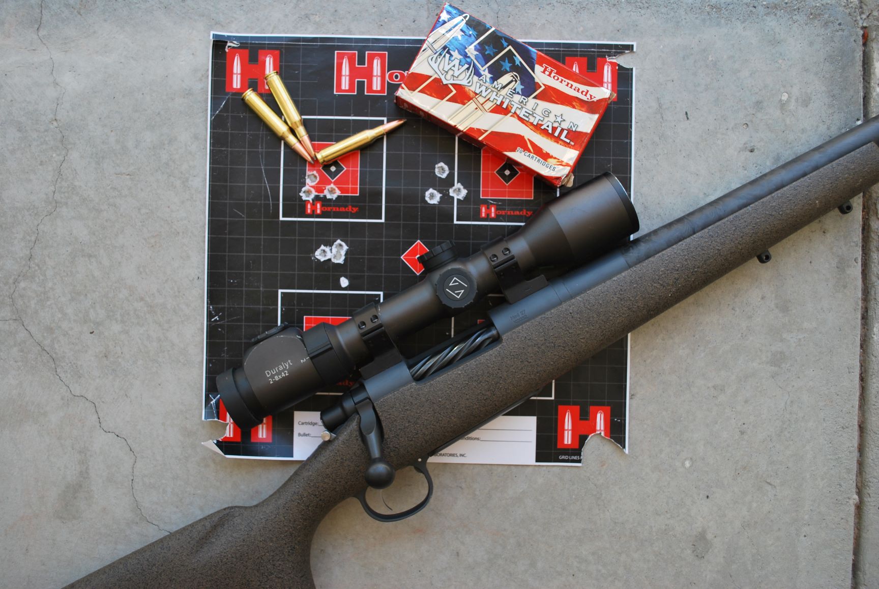 This Proof Research 7mm-08 grouped extremely well right out of the box, producing sub-MOA groups with Hornady’s inexpensive 139-grain American Whitetail load.