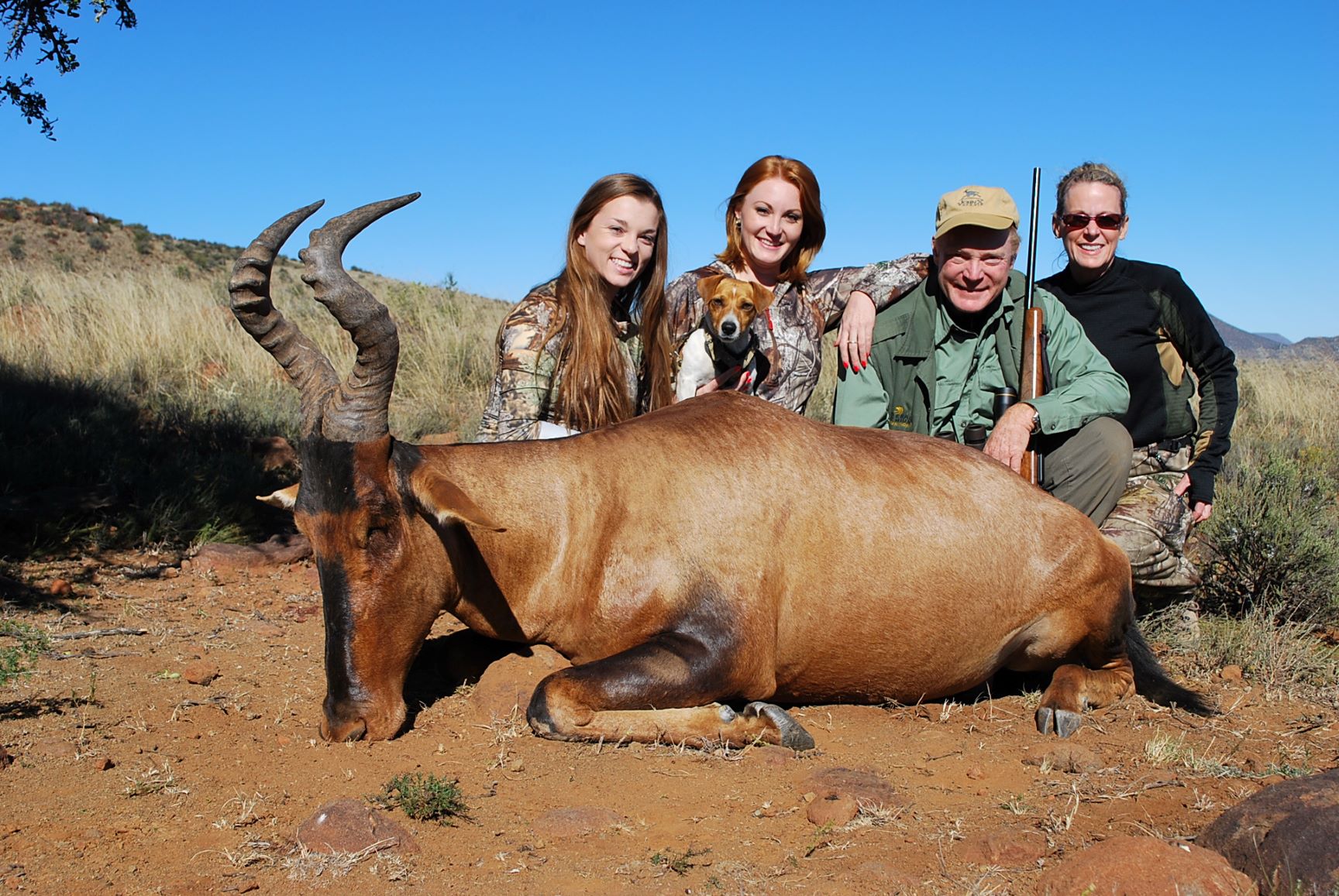 On a family safari on Father’s Day, Boddington was allowed to take one animal, using a CZ 550 in 7mm-08 and a single 140-grain bullet. This is one of few animals Boddington has personally taken with a 7mm-08, but he’s seen Brittany and Caroline use it a great deal.