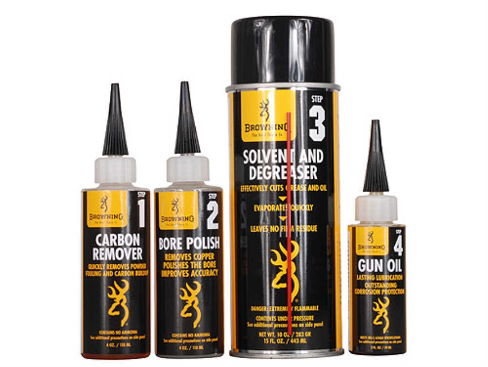 Browning Gun Care 4-step Cleaner - Prepack