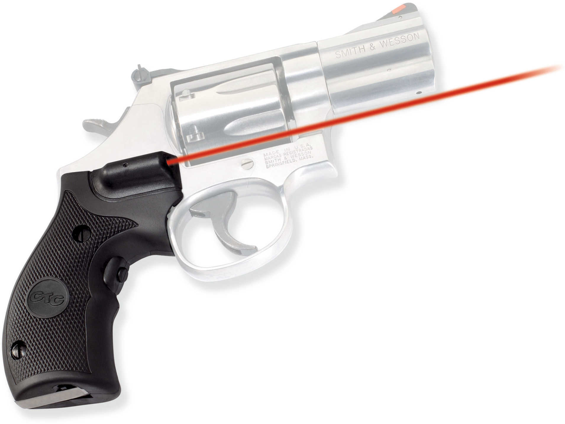 Crimson Trace 5Mw Lasergrip For Smith & Wesson K/L Frame Round Butt Md: Lg306