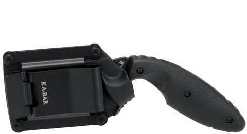Ka-Bar 1480 TDI Law Enforcement Knife Fixed 2.31" AUS-8A SS Drop Point Plain Fiberglass Reinforced Nylon Black