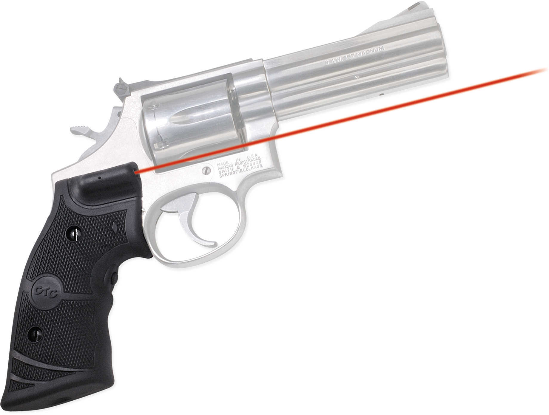 Crimson Trace Hoghunter Lasergrip For Smith & Wesson K/l Frame Round Butt Md: Lg308