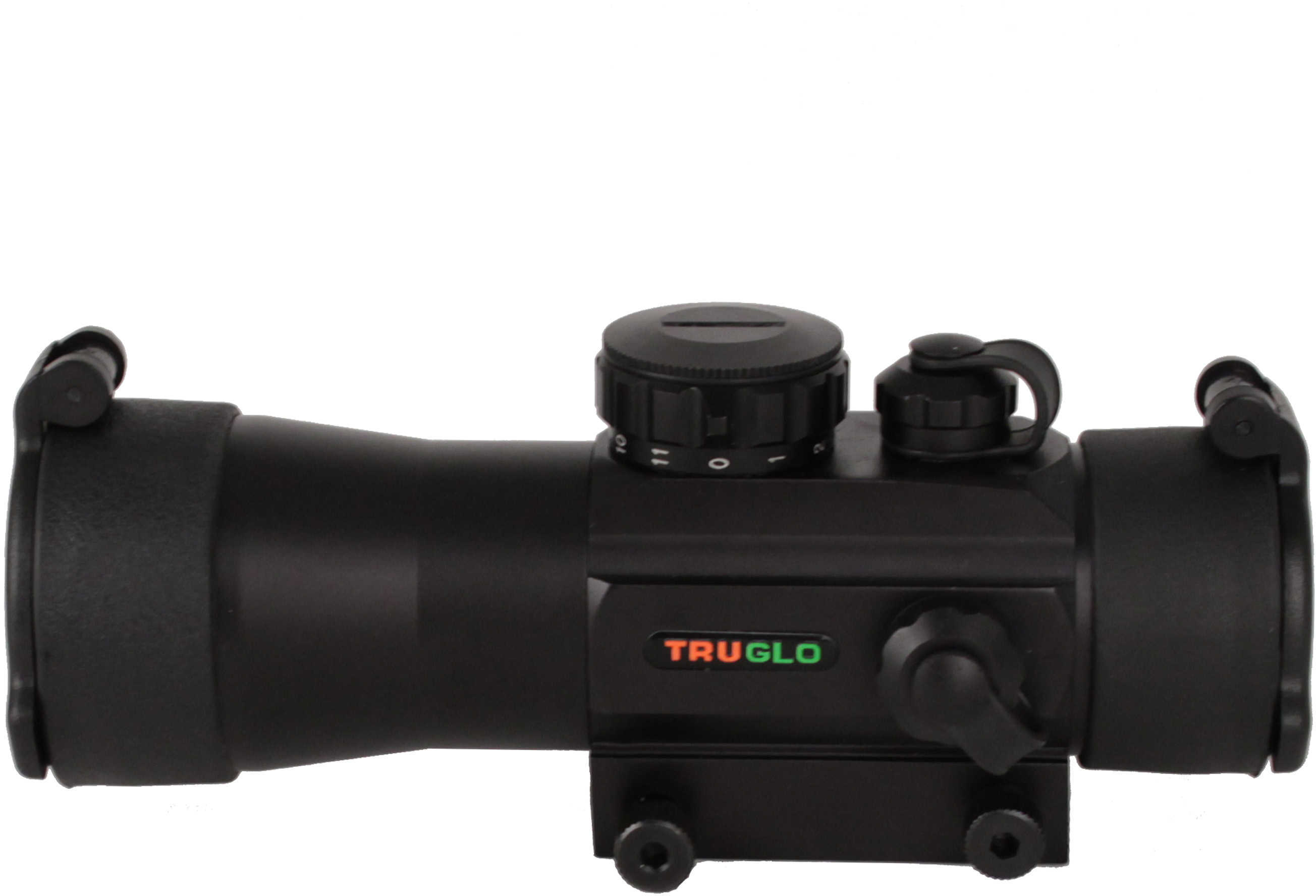 Truglo TG8030B2 Traditional 2x 42mm Obj 2.5 MOA Red Dot Black Matte CR2032 Lithium