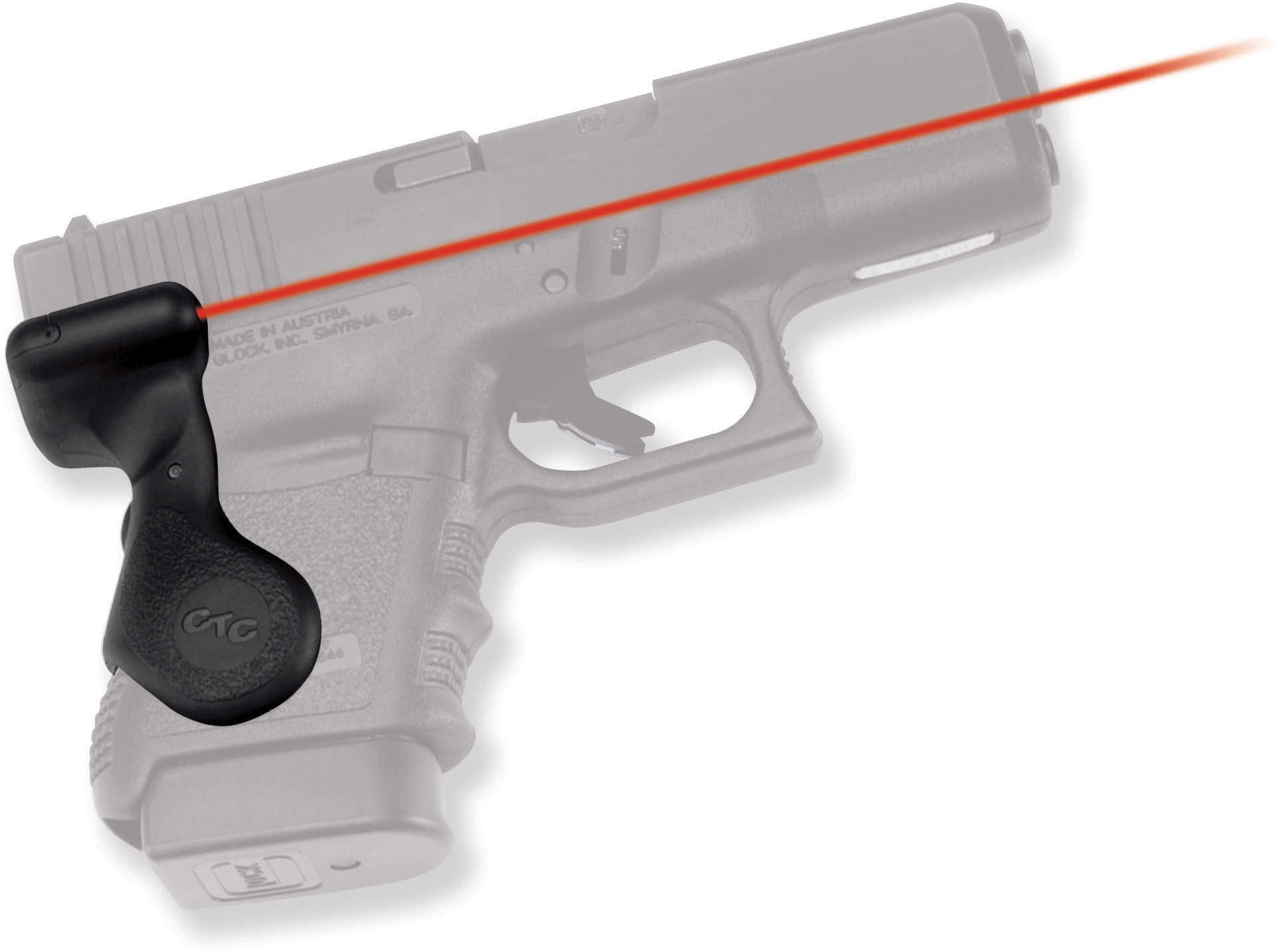 Crimson Trace Lg629 Lasergrips Red Fits Glock 2930 Grip Black