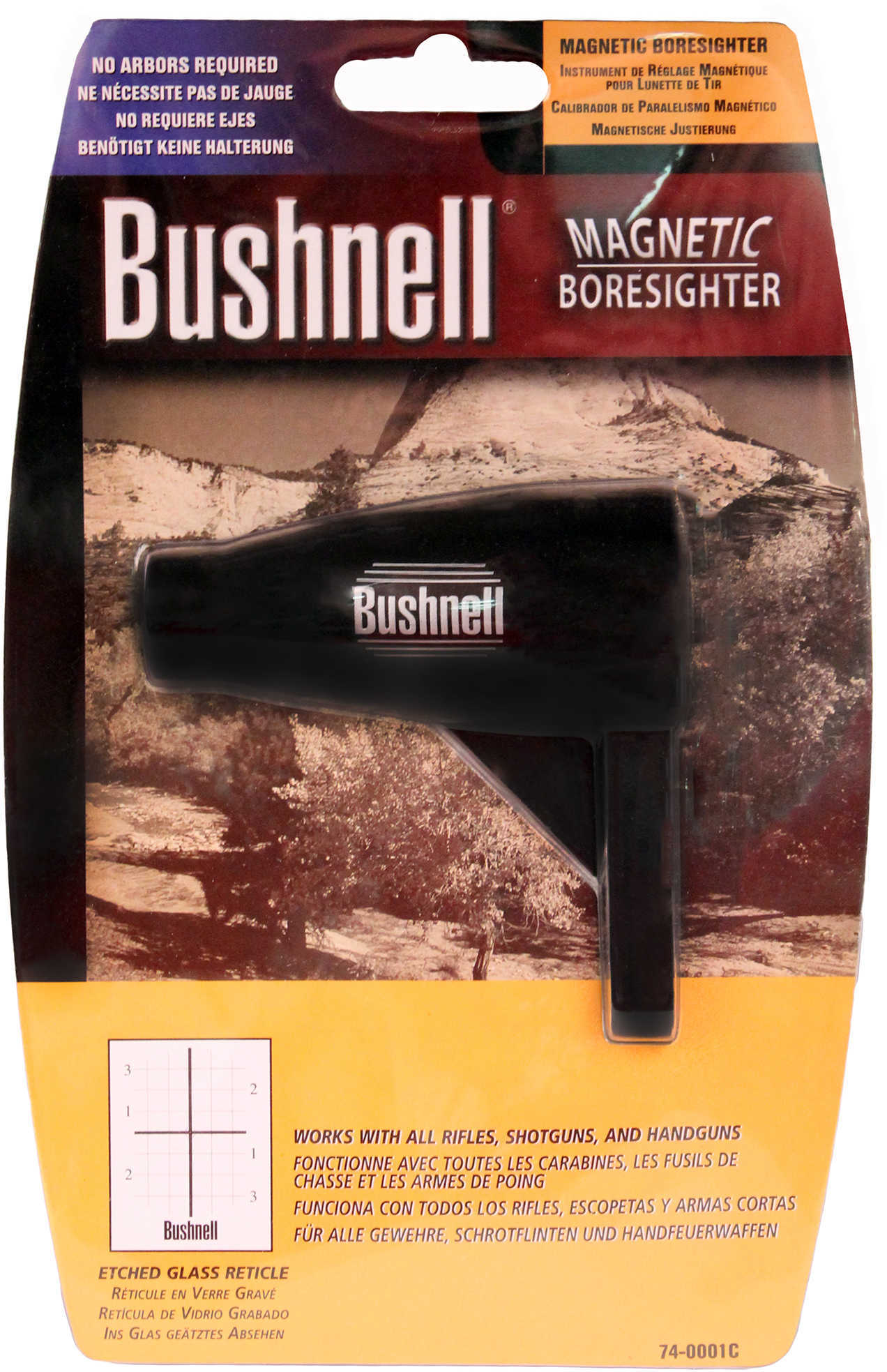 Bushnell Universal Magnetic Boresighter With Etched Glass Reticle Md: 740001C