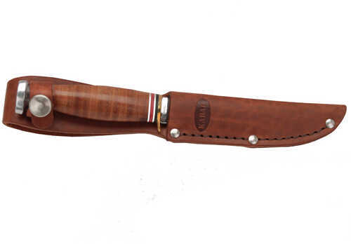 Kabar 7" International Hunter Knife With Leather Handle & Sheath Md: 1226