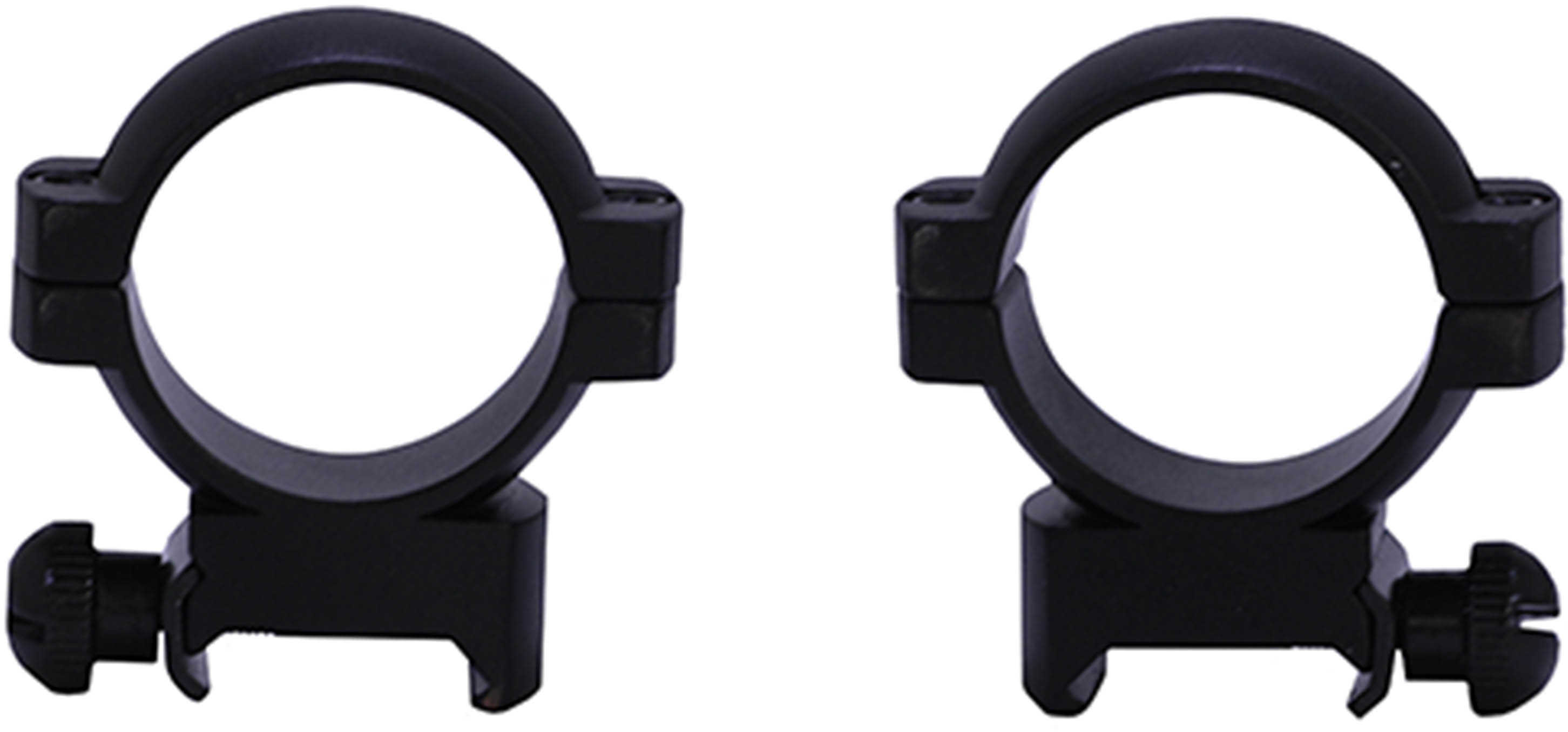 Weaver Simmons 30MM Aluminum Rings With Matte Black Finish Md: 49175