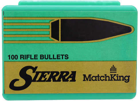 Sierra Matchking Boat Tail Hollow Point 22 Caliber 52 Grain 100/Box Md: 1410 Bullets