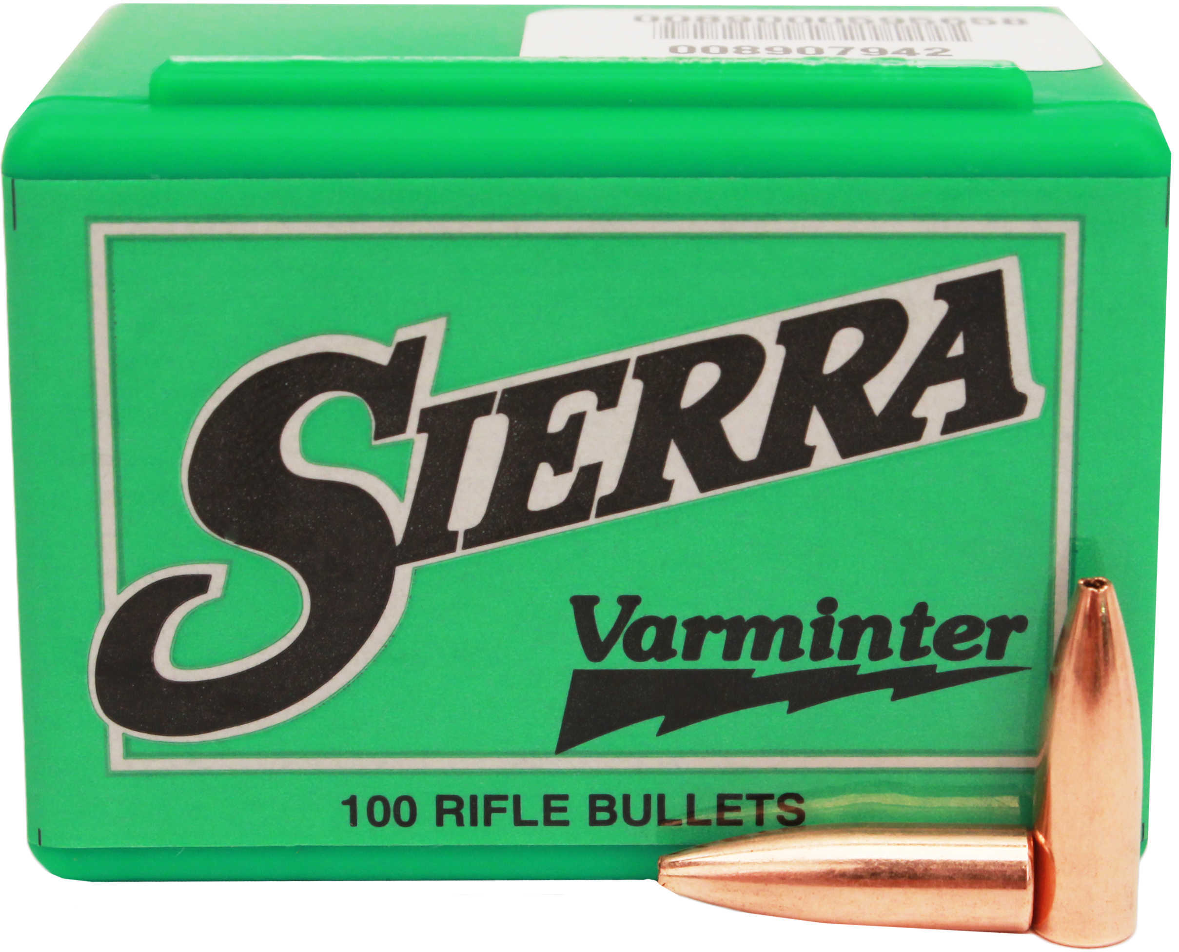 Sierra Varminter 22 Caliber 60 Grain Hollow Point 100/Box Md: 1375 Bullets