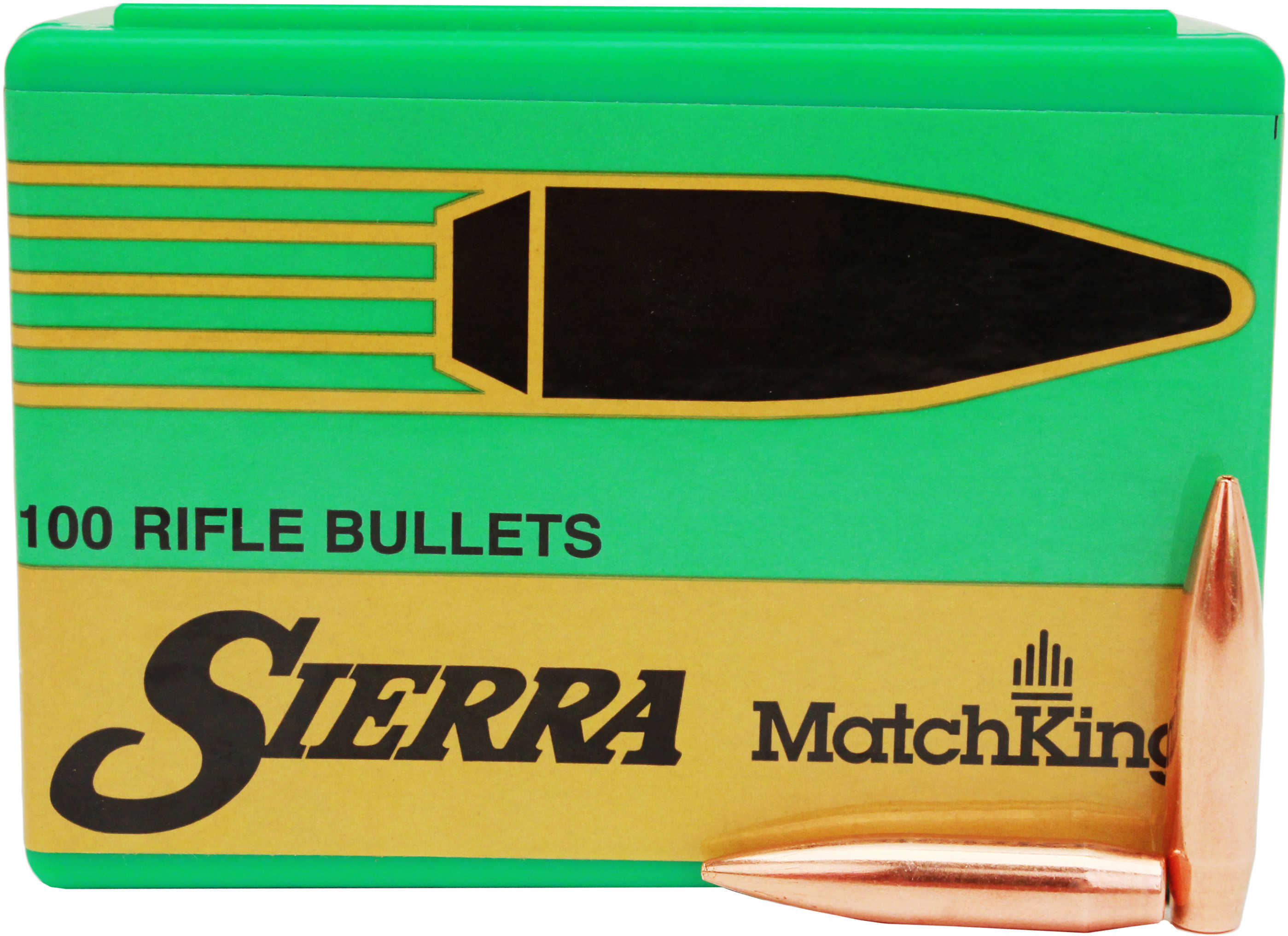 Sierra Matchking Boat Tail Hollow Point 264 Caliber 140 Grain 100/Box Md: 1740 Bullets