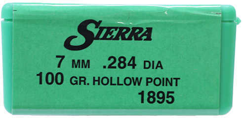 Sierra Varminter 284 Caliber 100 Grain Hollow Point Bullet 100/Box Md: 1895