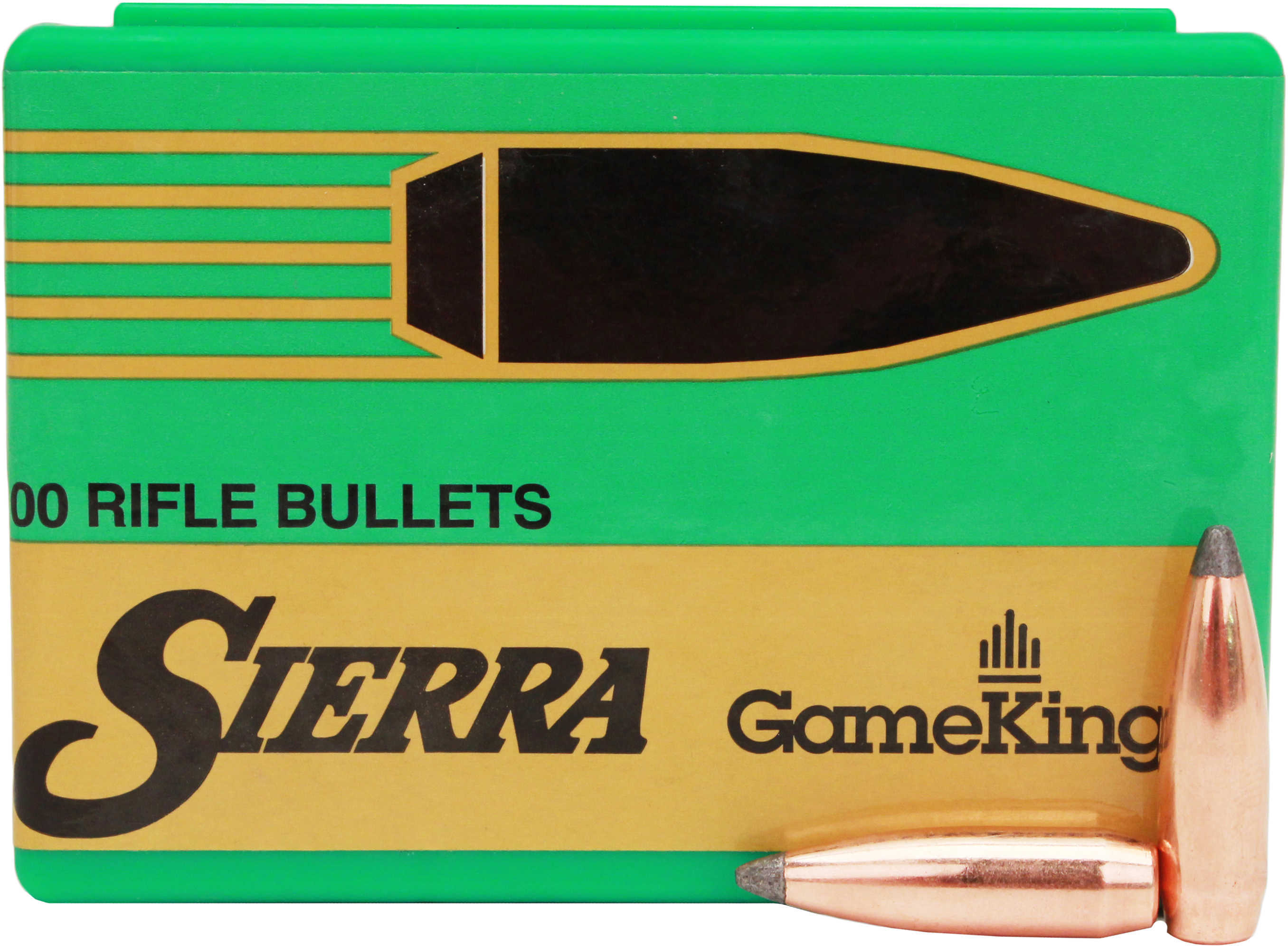 Sierra Gameking 30 Caliber 165 Grain Boat Tail Spitzer 100/Box Md: 2145 Bullets