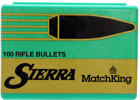 Sierra Matchking Boat Tail Hollow Point 257 Caliber 100 Grain Bullet 100/Box Md: 1628
