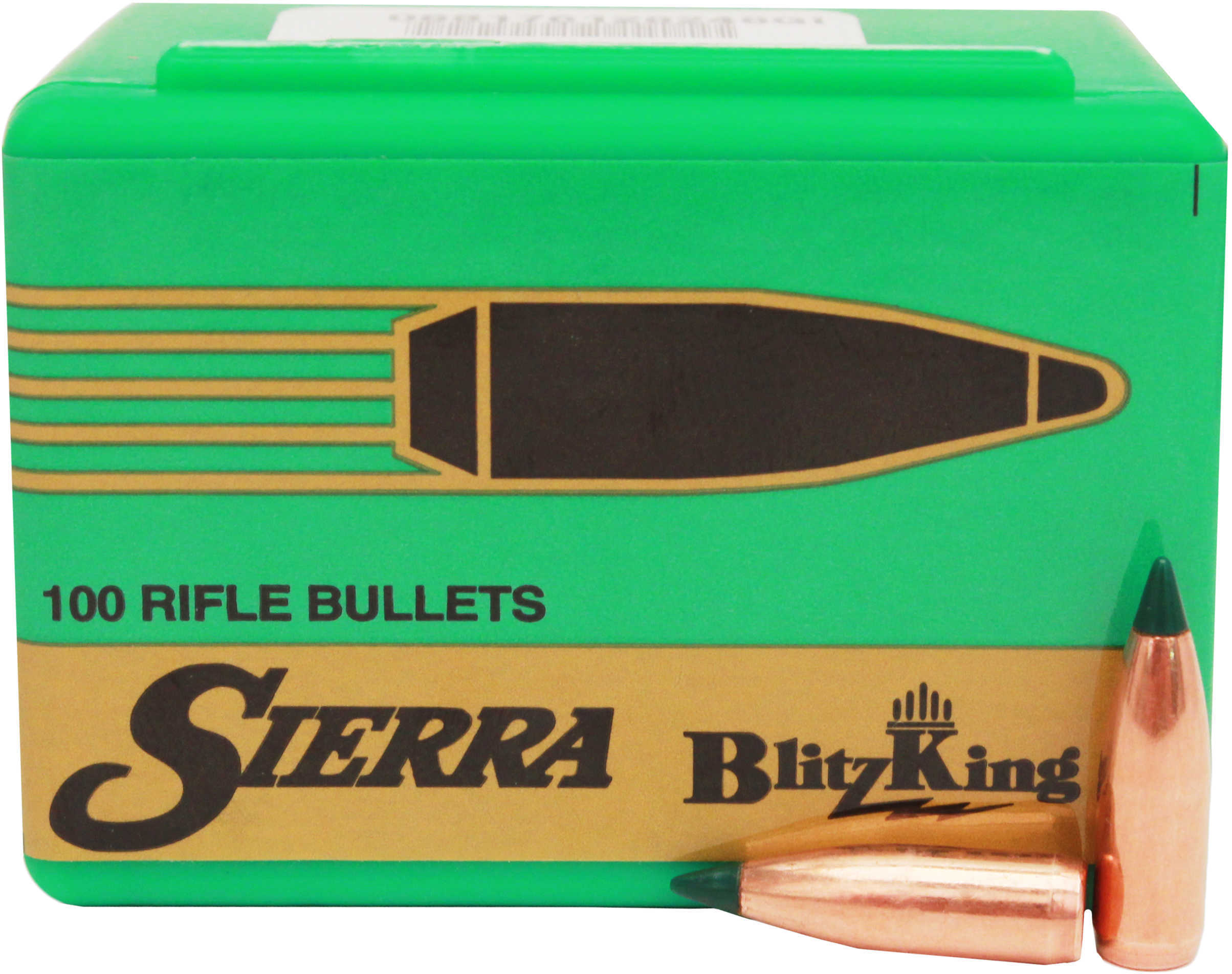 Sierra Blitzking Spitzer 22 Caliber 55 Grain 100/Box Md: 1455 Bullets