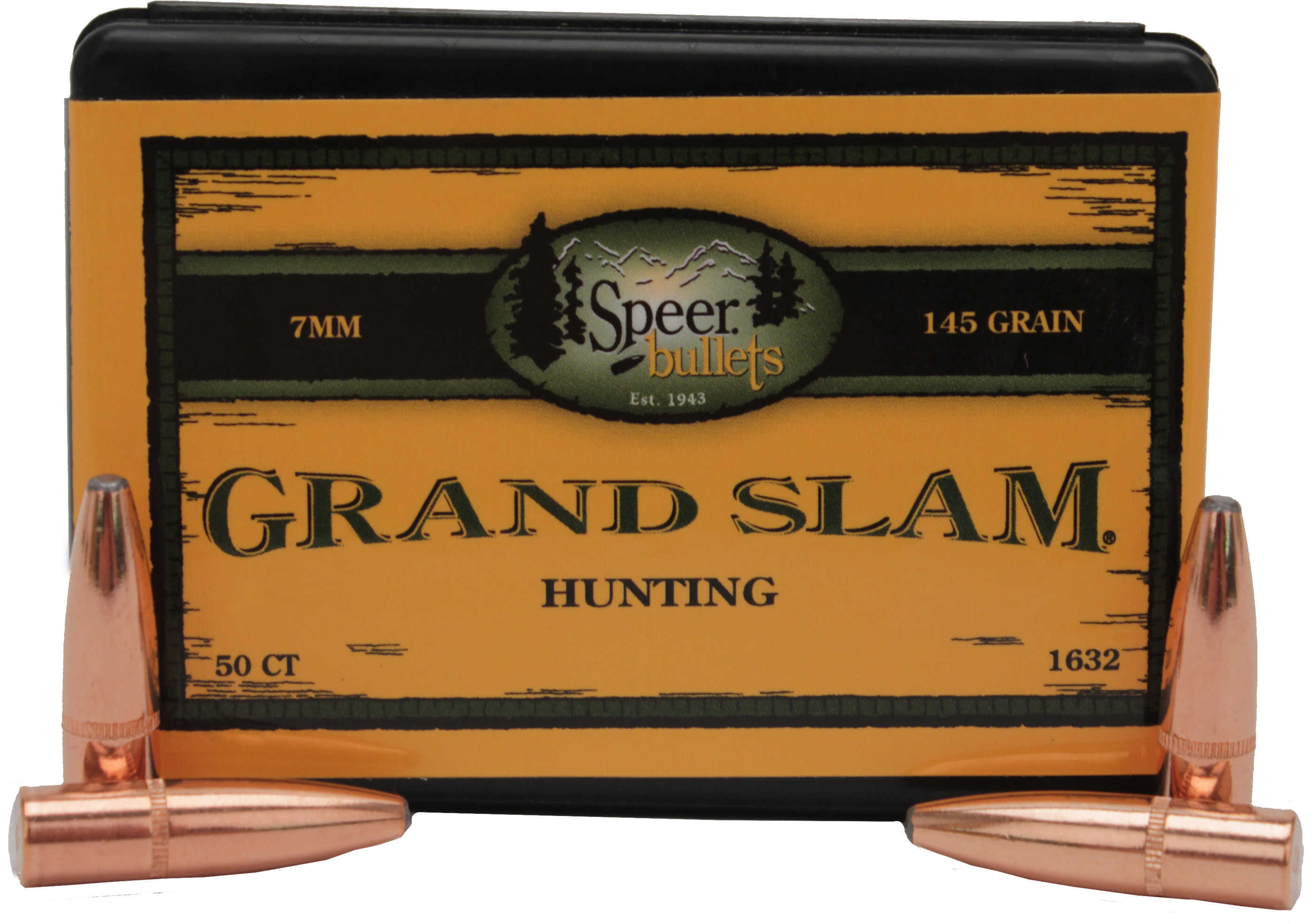 Speer 7MM Caliber 145 Grain Grand Slam Protected Point Bullet 50/Box Md: 1632