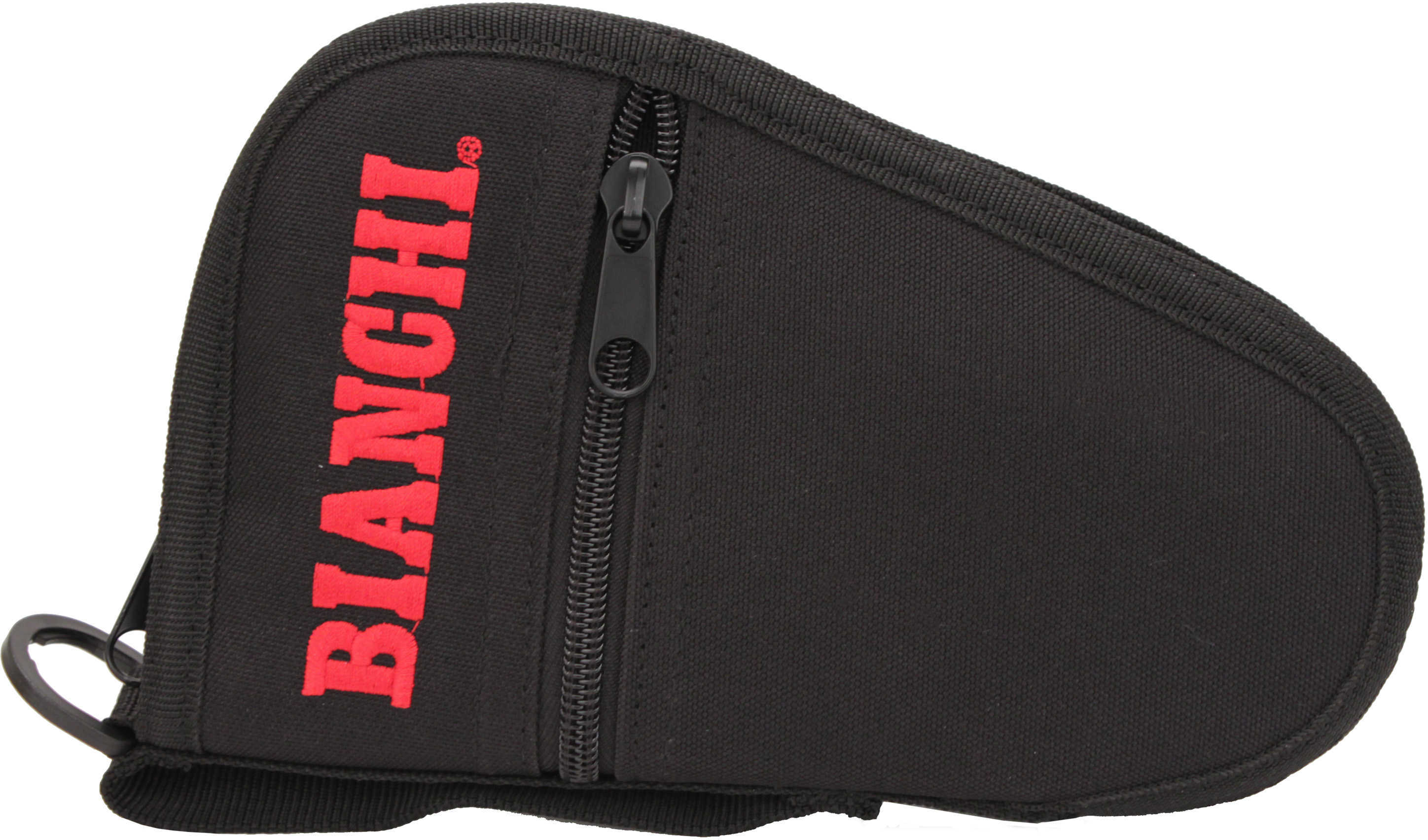 Bianchi Black Pistol Case With Zipper Side Pocket Md: 19715