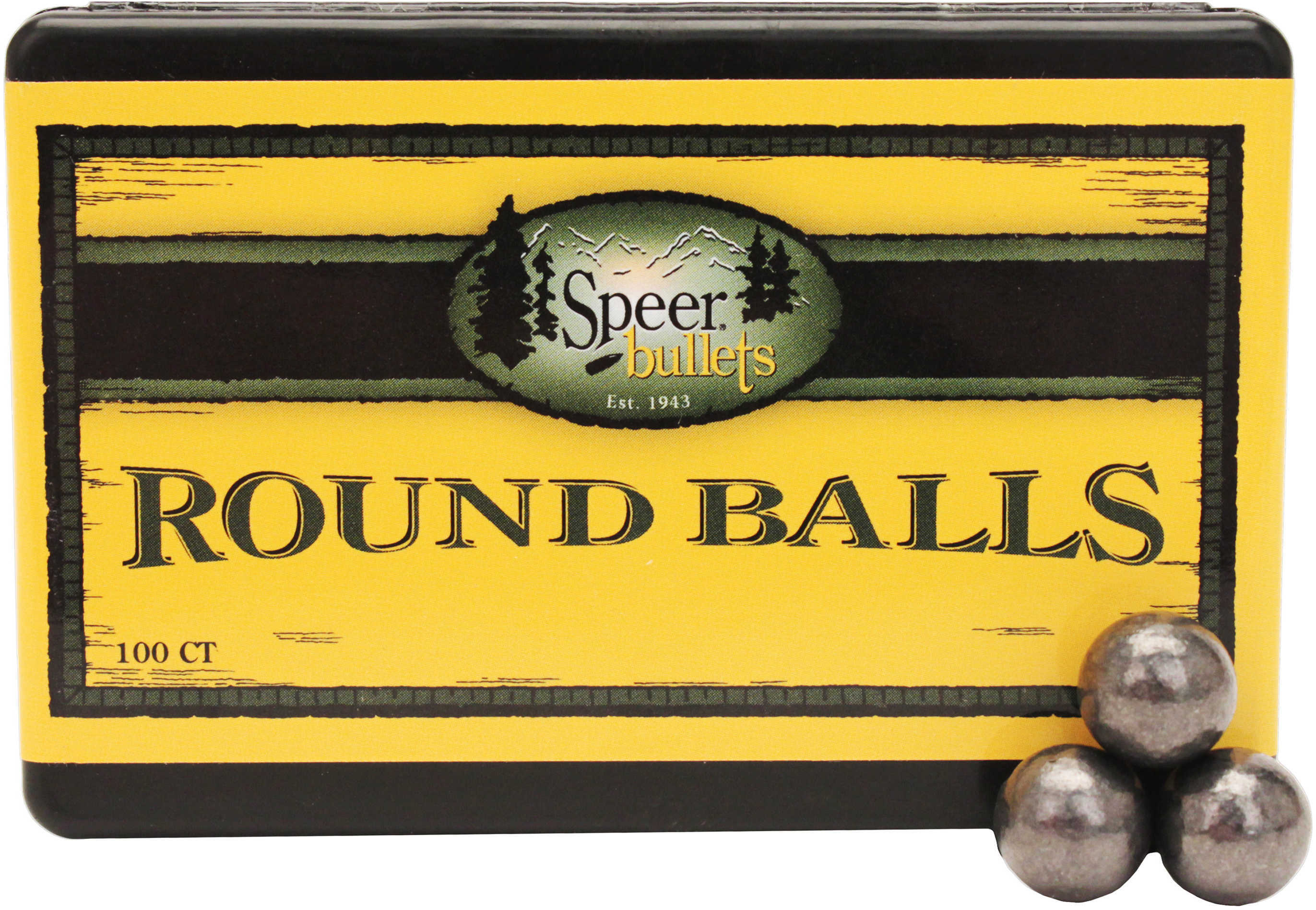 Speer Round Lead Balls 36 Caliber 80 Grain 100/Pack Md: 5113