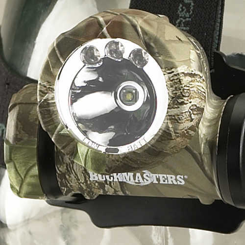Streamlight 61070 Buckmasters Trident Headlamp LED 6/20/80 Lumens AAA (3) Camo