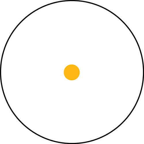 Trijicon Reflex Sight Amber Dot With Weaver Mount Md: Rx01W
