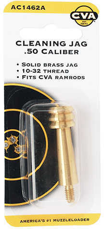 CVA AC1462A Blackpowder Cleaning Brushes and Jag 50 Caliber