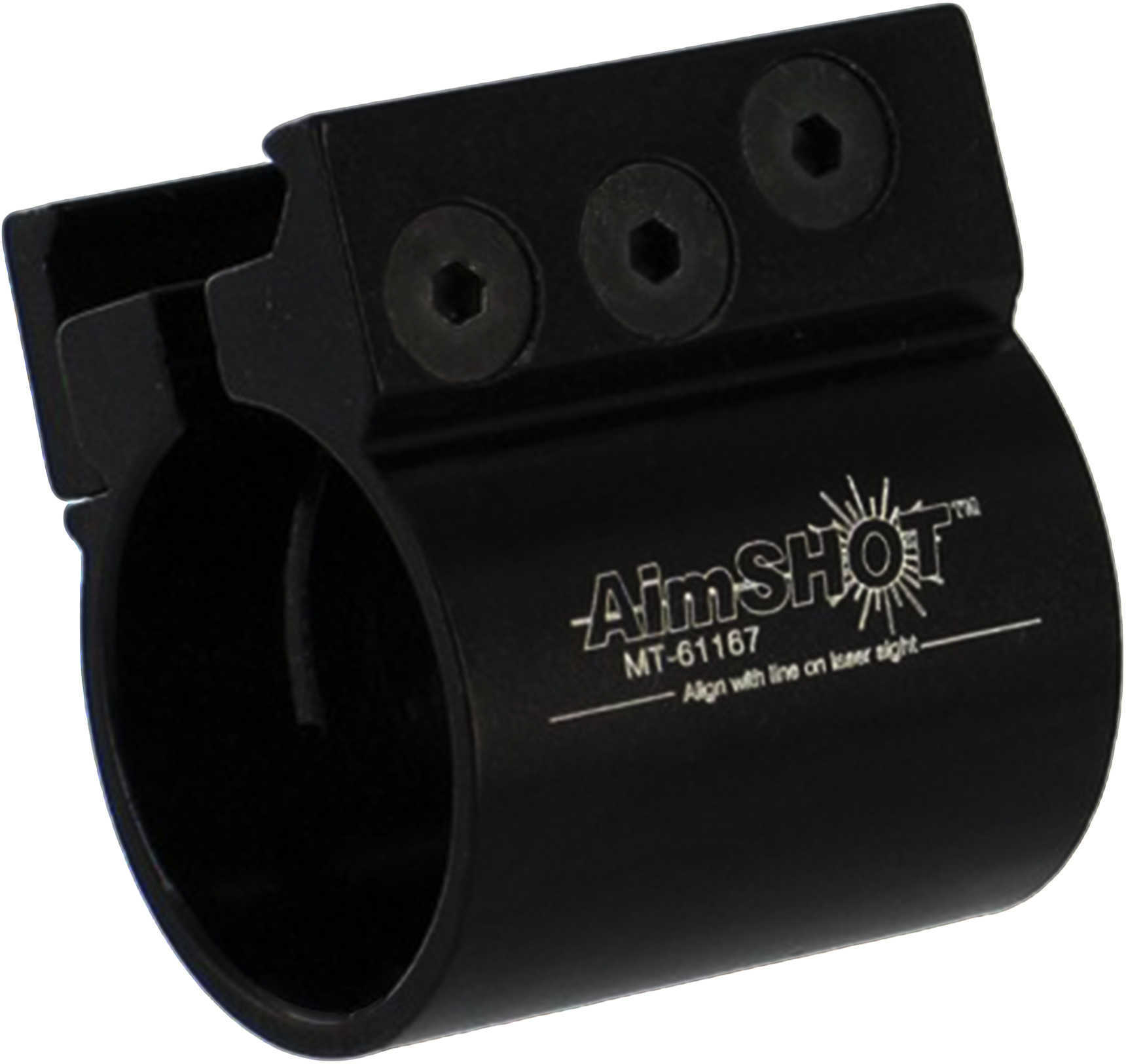 Aimshot Mt61167 Laser Mount For 8067 Weaver Style Matte Black Finish