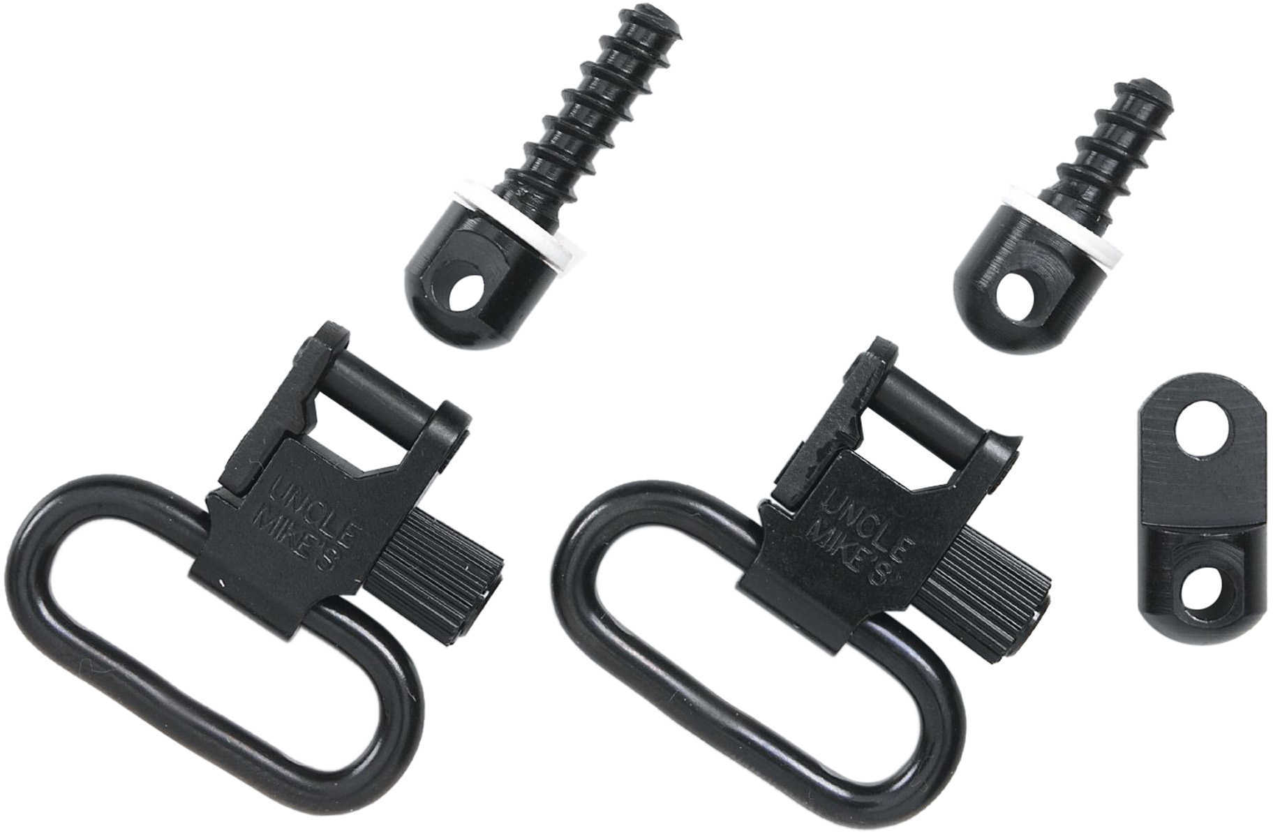 Uncle Mikes 1" Quick Detach Sling Swivels For Ruger® Auto/Single Shot Carbines Md: 14612