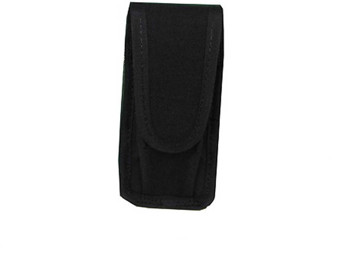 Uncle Mikes 8832 Universal Single Mag/Knife Pouch 9mm/40 S&W Row 10mm/45ACP Metal Up to 2.25" Cordura Nylon