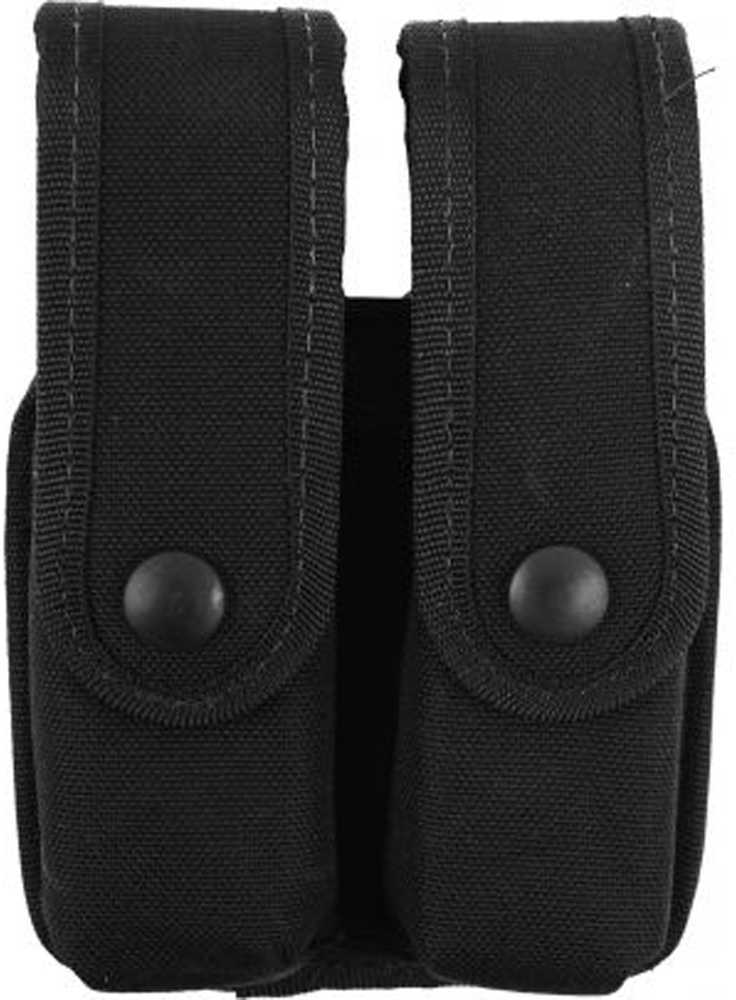 Uncle Mikes Black Double/Staggered Magazine Pouch Md: 8836