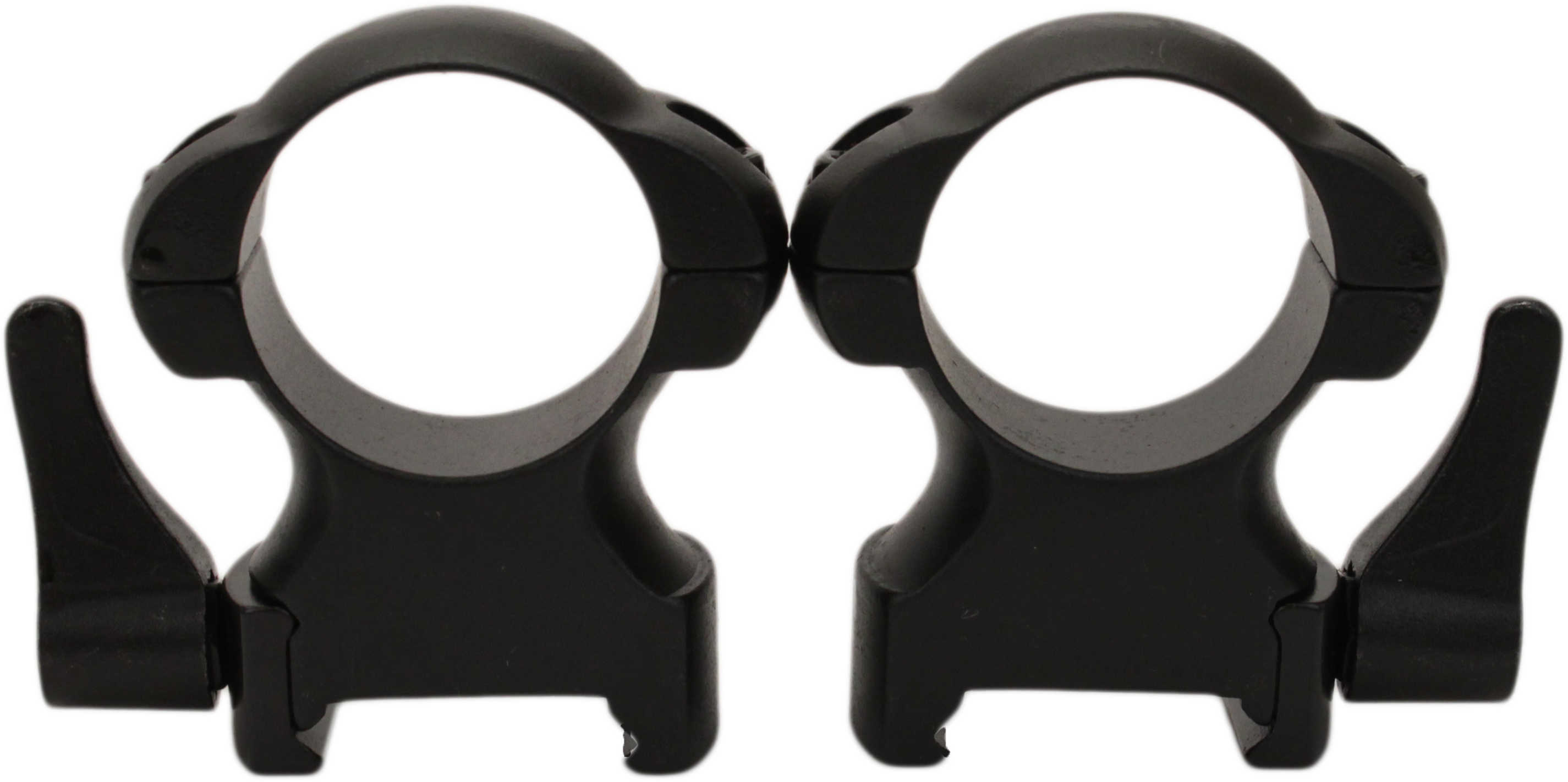 Simmons Weaver 1" Extra High Leverlok Top Rings With Matte Black Finish Md: 49327