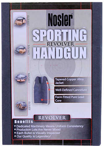 Nosler Jacketed Hollow Point Handgun Bullet 44 Caliber 240 Grain 250/Box Md: 44842